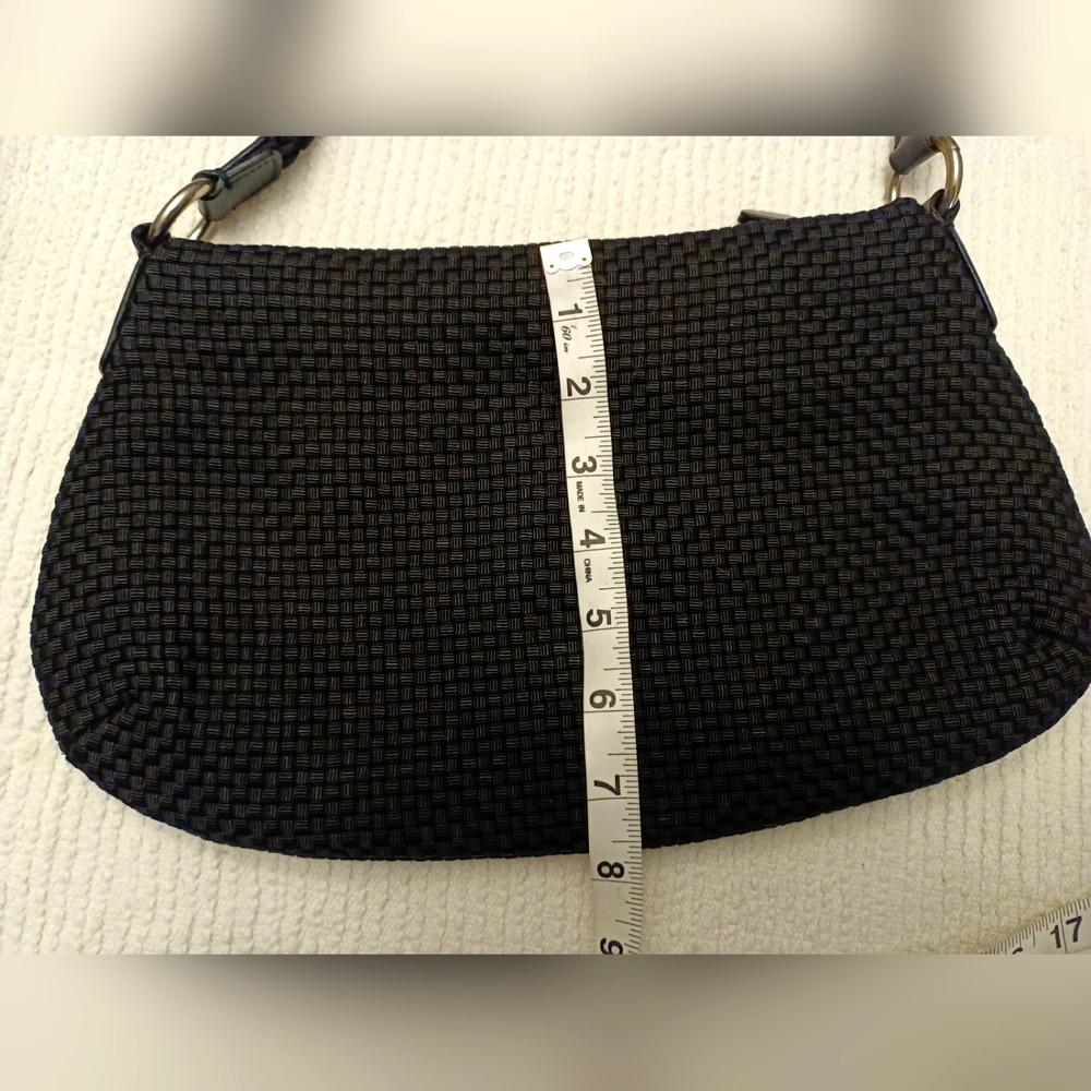 Elegant Black Woven Women's Bag